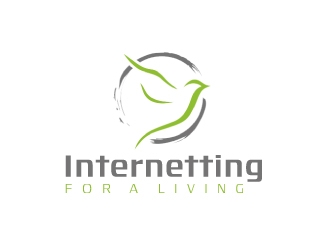 Internetting For A Living logo design by nehel