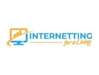 Internetting For A Living logo design by jaize