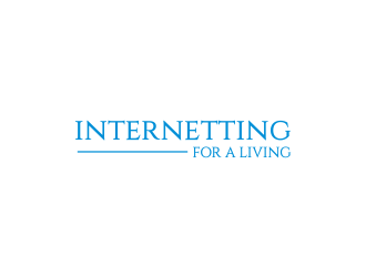 Internetting For A Living logo design by Greenlight