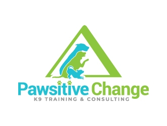 Pawsitive Change K9 Training & Consulting logo design by jaize