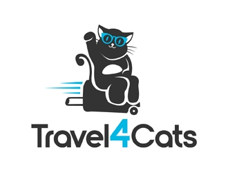 Travel4Cats logo design by neonlamp