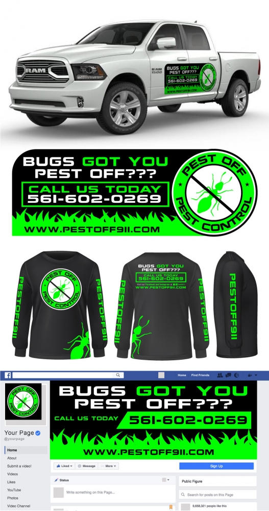 Pest Off Pest Control logo design by mawanmalvin