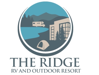 The Ridge RV and Outdoor Resort  logo design by PMG
