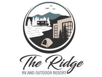 The Ridge RV and Outdoor Resort  logo design by PMG