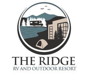 The Ridge RV and Outdoor Resort  logo design by PMG