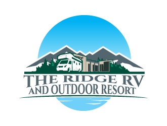 The Ridge RV and Outdoor Resort  logo design by mawanmalvin