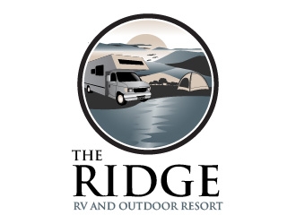 The Ridge RV and Outdoor Resort  logo design by usef44
