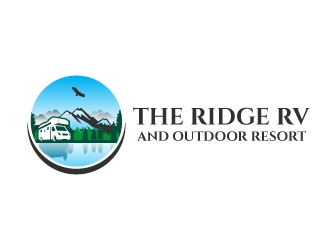 The Ridge RV and Outdoor Resort  logo design by mawanmalvin