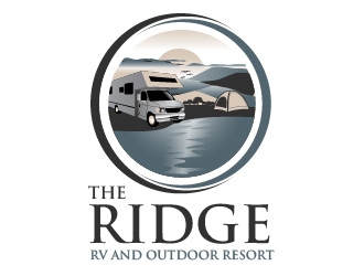 The Ridge RV and Outdoor Resort  logo design by usef44