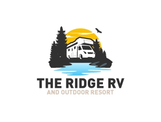 The Ridge RV and Outdoor Resort  logo design by mawanmalvin