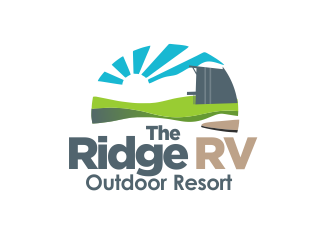 The Ridge RV and Outdoor Resort  logo design by YONK