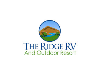 The Ridge RV and Outdoor Resort  logo design by giphone