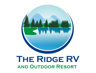 The Ridge RV and Outdoor Resort  logo design by Greenlight