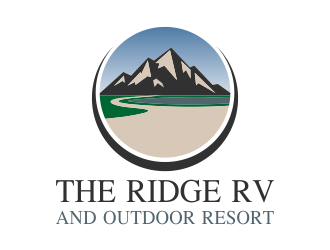 The Ridge RV and Outdoor Resort  logo design by done
