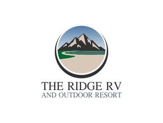 The Ridge RV and Outdoor Resort  logo design by done