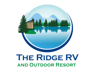 The Ridge RV and Outdoor Resort  logo design by Greenlight
