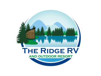 The Ridge RV and Outdoor Resort  logo design by Greenlight