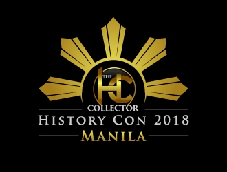 The HC Collector at HISTORY CON 2018   Manila logo design by labo