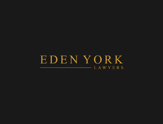 Eden York Lawyers logo design by alby