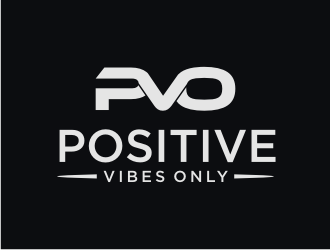 Positive Vibes Only logo design by aflah
