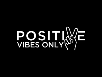 Positive Vibes Only logo design by oke2angconcept