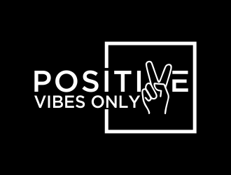 Positive Vibes Only logo design by oke2angconcept