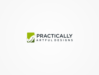 Practically Artful Designs logo design by menanagan