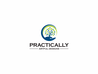 Practically Artful Designs logo design by menanagan