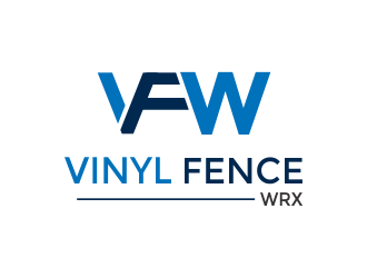 Vinyl Fence Wrx  logo design by tukangngaret