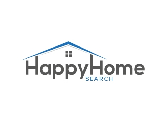 HappyHomeSearch logo design by my!dea