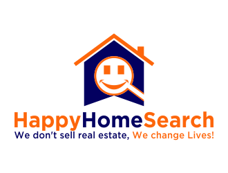 HappyHomeSearch logo design by Adisna