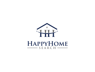 HappyHomeSearch logo design by ammad