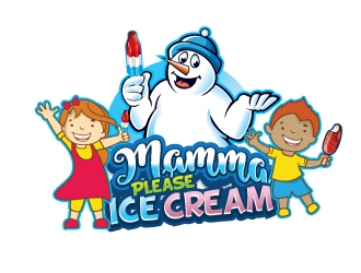 Mamma Please Ice Cream logo design by logoguy
