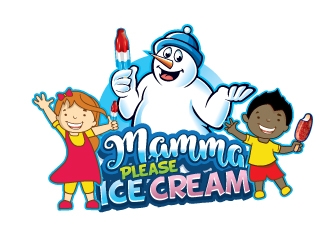 Mamma Please Ice Cream logo design by logoguy