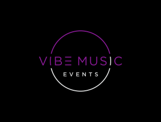 Vibe Music Events logo design by ammad
