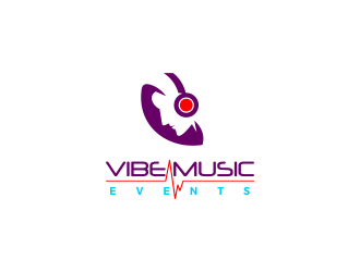 Vibe Music Events logo design by SmartTaste