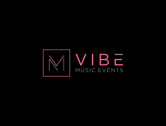 Vibe Music Events logo design by ammad