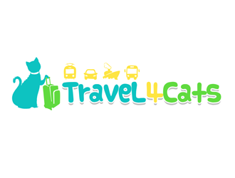 Travel4Cats logo design by kunejo