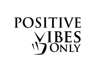 Positive Vibes Only logo design by mckris