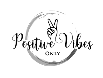 Positive Vibes Only logo design by 35mm