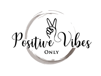 Positive Vibes Only logo design by 35mm