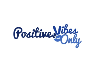 Positive Vibes Only logo design by Mad_designs