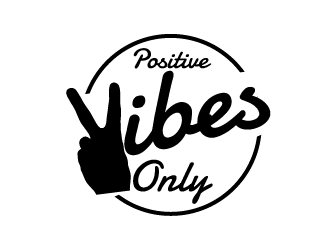 Positive Vibes Only logo design by czars