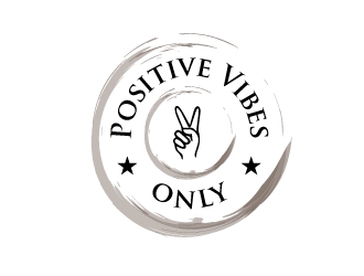 Positive Vibes Only logo design by 35mm