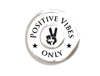 Positive Vibes Only logo design by 35mm