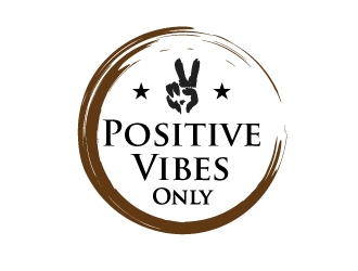 Positive Vibes Only logo design by 35mm