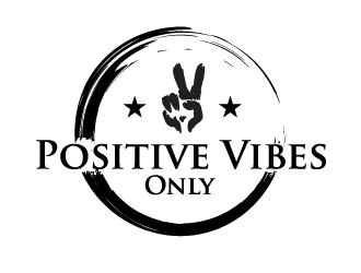 Positive Vibes Only logo design by 35mm