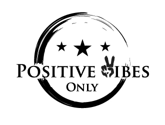Positive Vibes Only logo design by 35mm