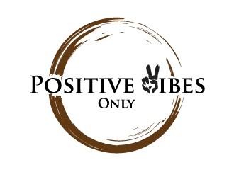 Positive Vibes Only logo design by 35mm