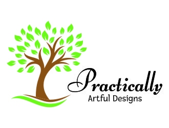 Practically Artful Designs logo design by jetzu